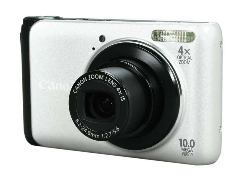 Canon PowerShot A3000 IS Silver 10.0 MP 4x Optical Zoom Digital Camera