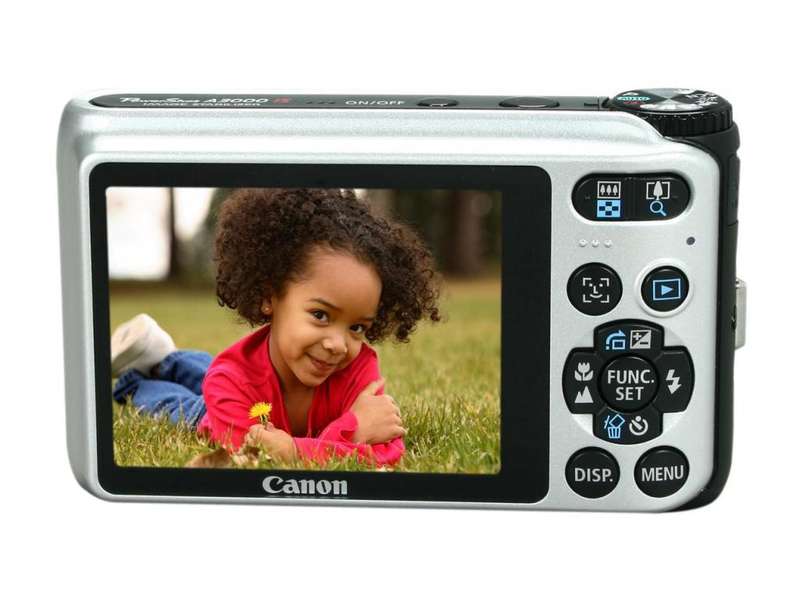 Canon PowerShot A3000 IS Silver 10.0 MP 4x Optical Zoom Digital Camera