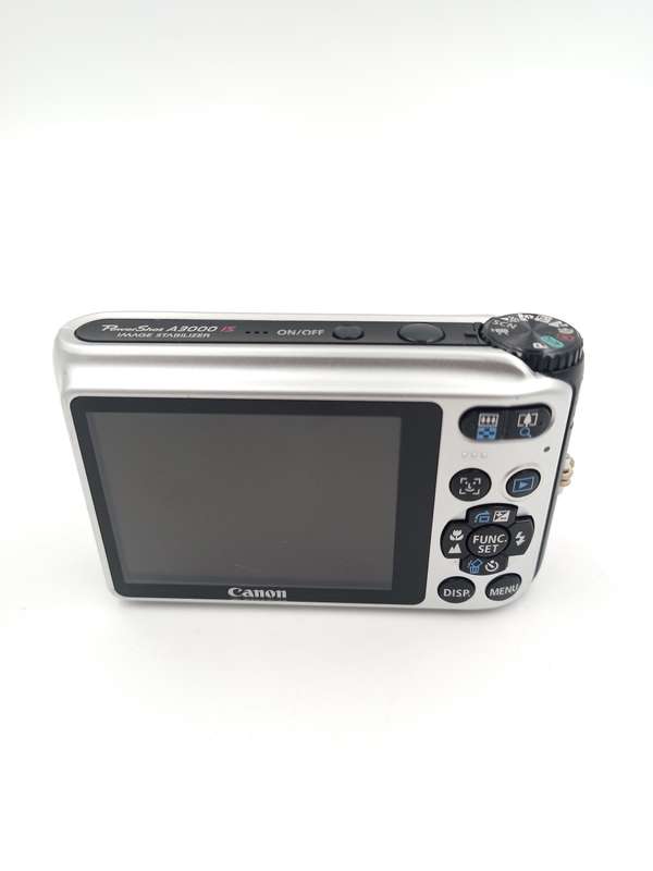 Canon PowerShot A3000 IS Silver 10.0 MP 4x Optical Zoom Digital Camera