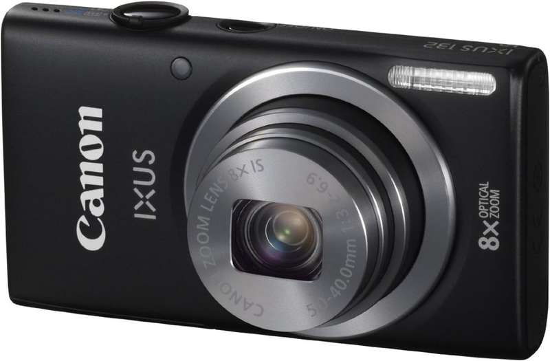 Canon IXUS 132 Digital Camera (16MP, 720p HD & 8x Optical Zoom)
