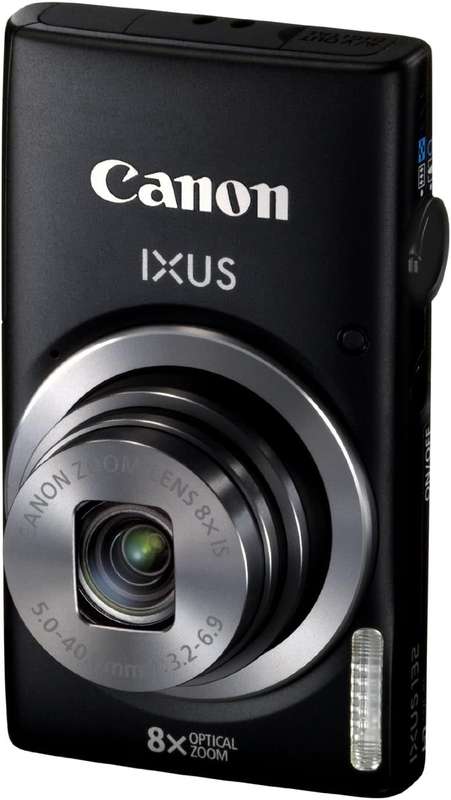 Canon IXUS 132 Digital Camera (16MP, 720p HD & 8x Optical Zoom)