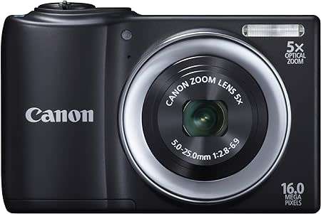 Canon Powershot A810 Compact Digital Camera (16MP, 5x Zoom, 720p HD Movies) (Black)