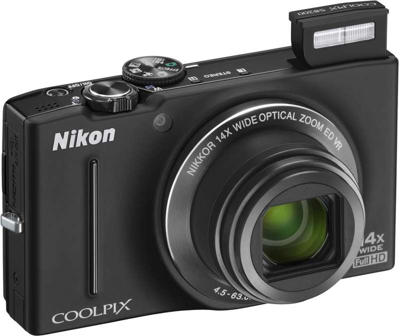 Nikon COOLPIX S8200 Digital Camera (16.1MP, 14x Zoom NIKKOR Glass Lens and Full HD 1080p Video)