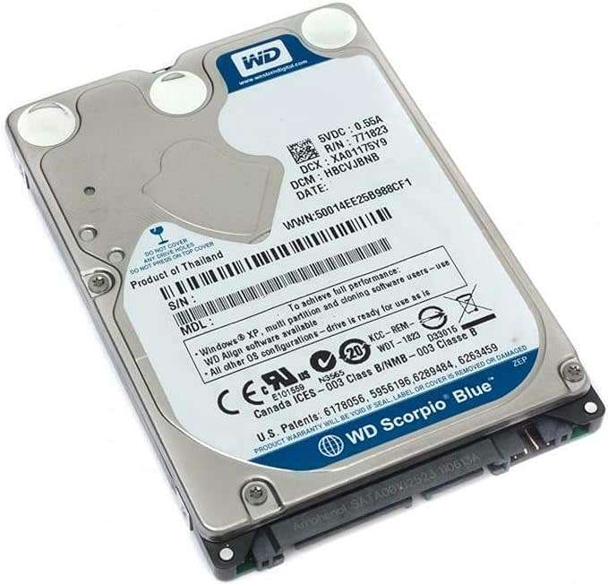 Western Digital 640GB - Laptop Hard Drive Disk