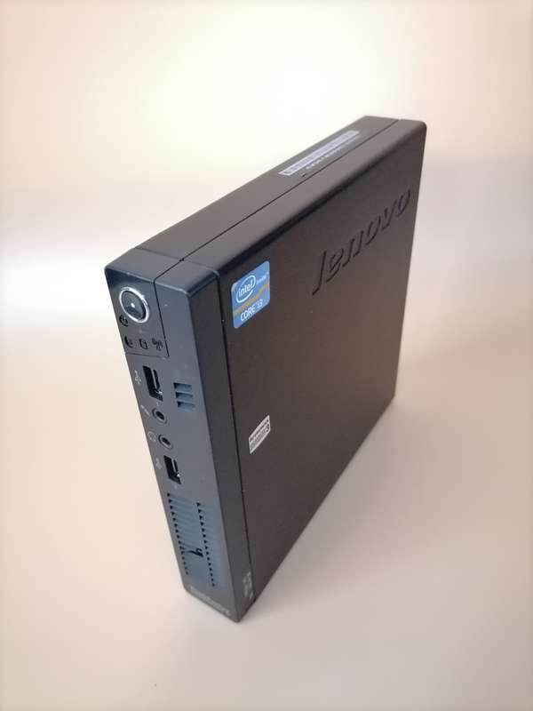 Lenovo ThinkCentre M72e Tiny PC (Intel i3, 8GB & 120GB SSD) 3rd Gen