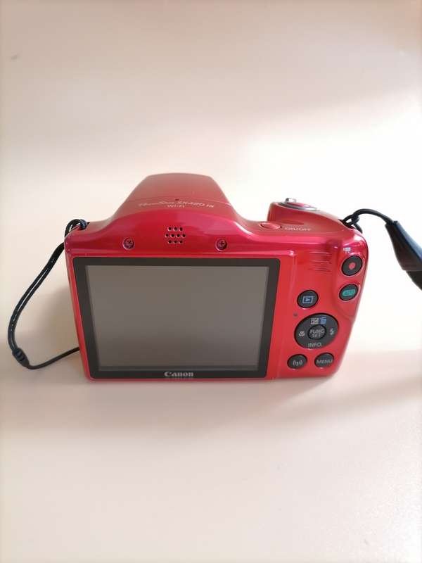Canon PowerShot SX420 IS | 20.0 MP | 720p HD Videos | WiFi - Ultra Zoom Digital Camera (Red)