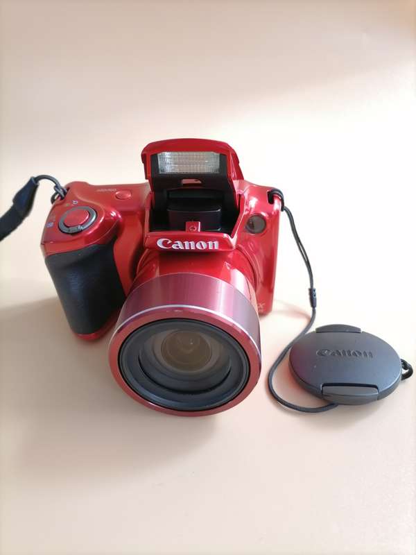Canon PowerShot SX420 IS | 20.0 MP | 720p HD Videos | WiFi - Ultra Zoom Digital Camera (Red)