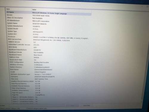 *MONSTER* *GAMING* Gigabyte P17f i7 6th Gen 16gb ram 1tb hdd (Please read note)