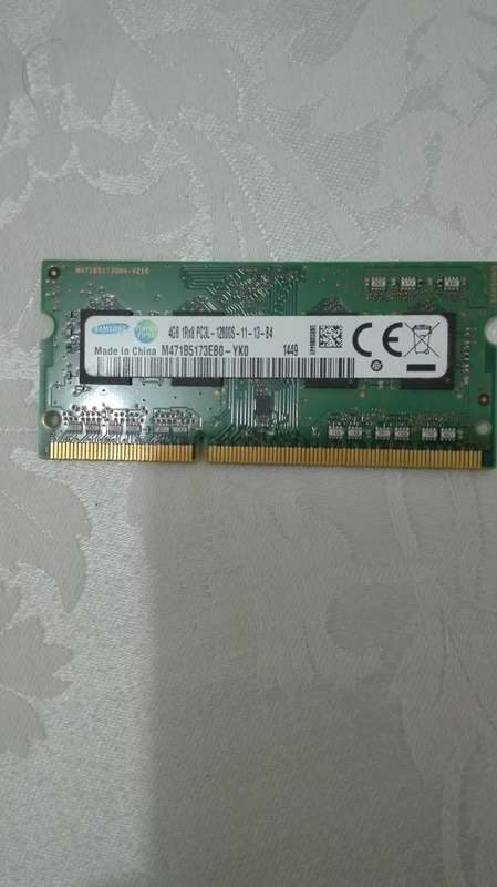 SAMSUNG 4GB DDR3L LAPTOP RAM 12800S