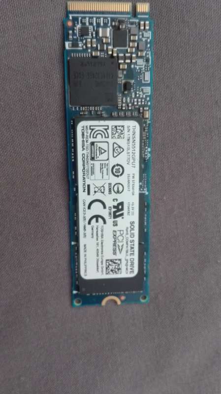 TOSHIBA 512GB PCIe NVME M.2 2280 SSD (SOLID STATE DRIVE) **SSD CLEARANCE SALE**