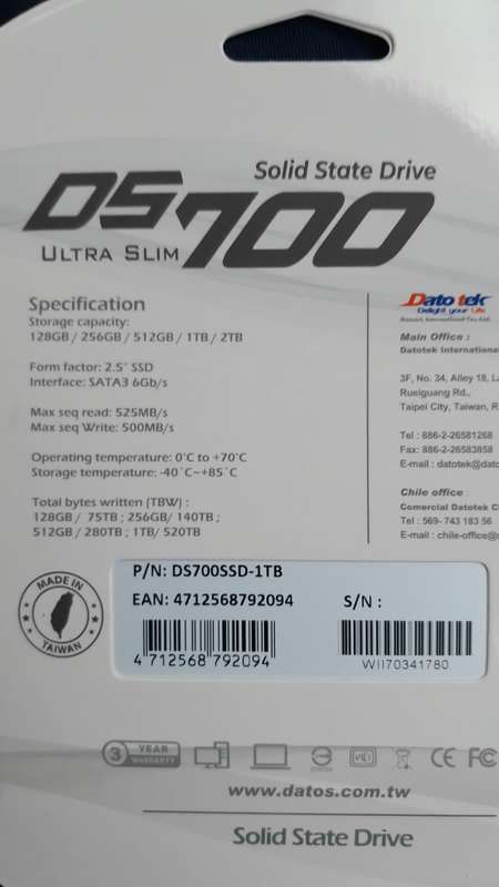 Dato 1TB 2.5' Internal Solid State Drive for Laptops & PCs