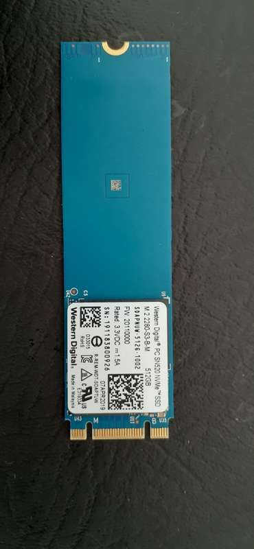 WD SN520 512GB NVME M.2 2280 SSD (SOLID STATE DRIVE)