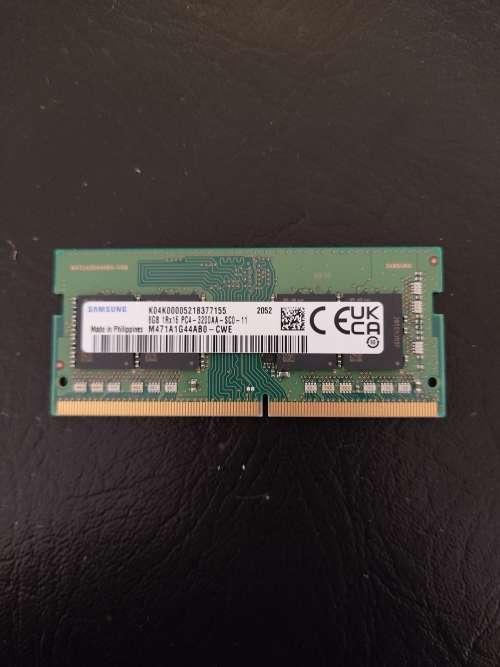 SAMSUNG 8GB DDR4 3200mHz LAPTOP RAM (SINGLE CHIP) *SUPERFAST RAM*