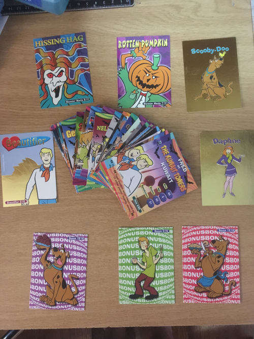 Lot of 45 Scooby Doo Collectible Cards from the DeAgostini "Scooby Doo: World of Mystery" Collection