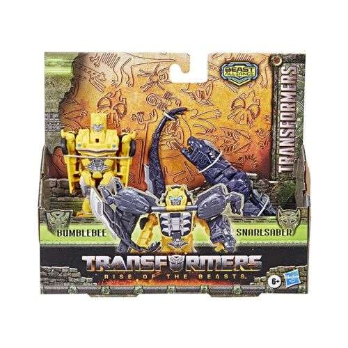 Transformers 12cm Beast Combiner 2 Pack: Bumblebee and Snarlsaber