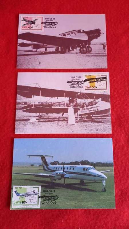 South west africa FDCs (6)