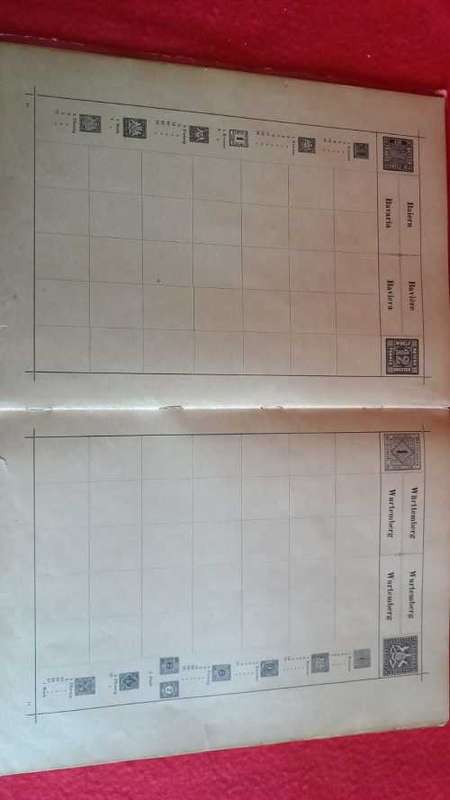 postal stamp album