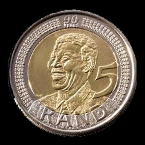 MANDELA R5 COIN  (90'th Birthday 2008)