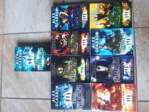 Books - Time Riders BY Alex Scarrow - 9 books complete set