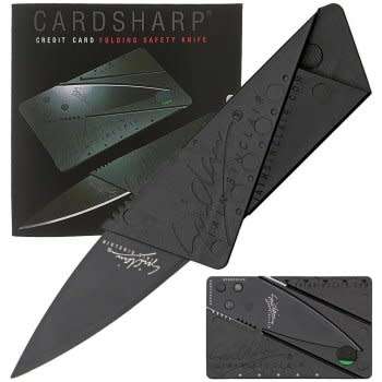 Card sharp knife