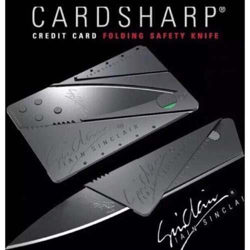 Card sharp knife