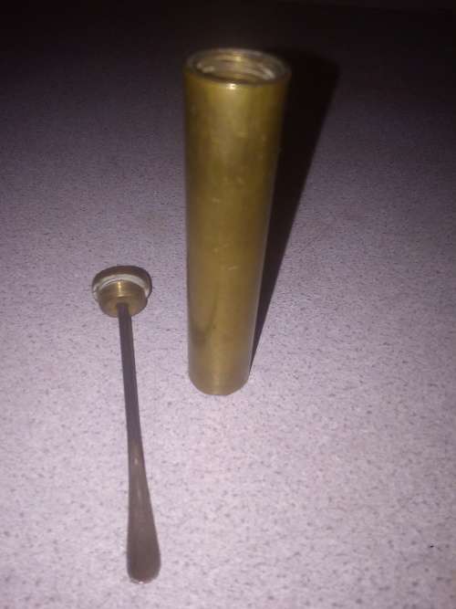 Brass Gun Oil Container
