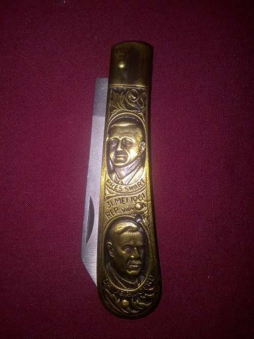 Presidents Of Suid Afrika Pen Knife