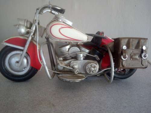 Tin Plate Motorcycle with Sidecar