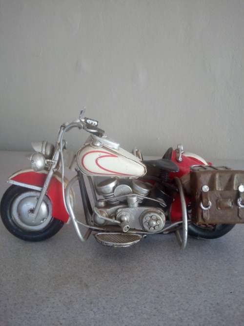 Tin Plate Motorcycle with Sidecar