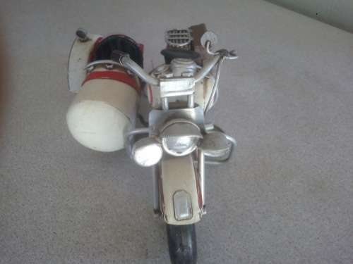 Tin Plate Motorcycle with Sidecar