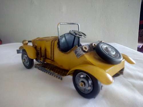 Handmade Tin Plate Vintage Car