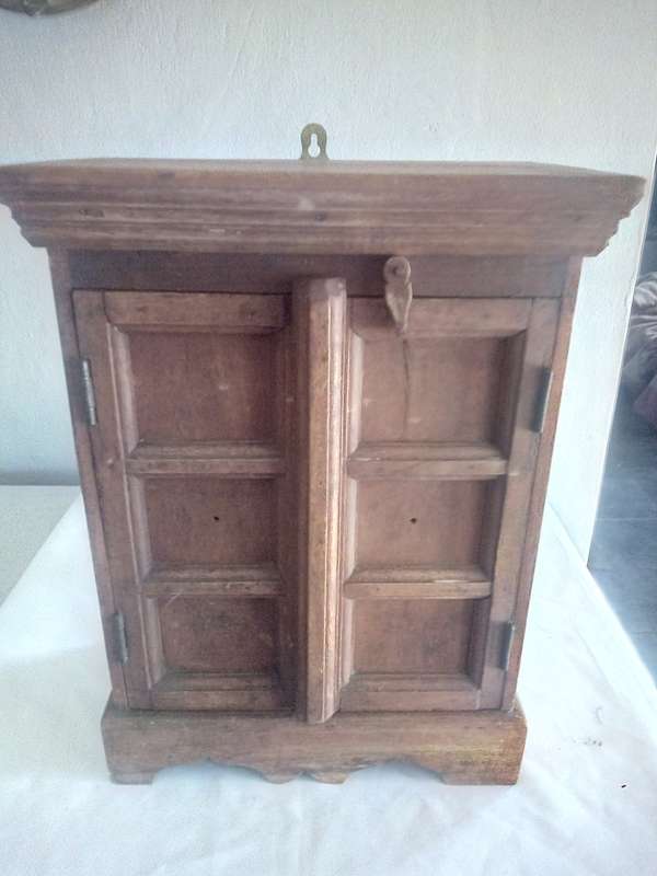 Antique Handmade Hanging Wooden Kassie