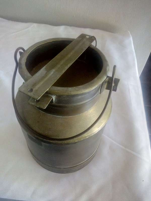 Copper Milk Can