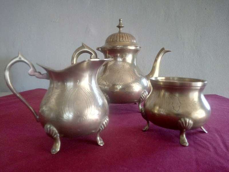 Stunning Brass Tea Set