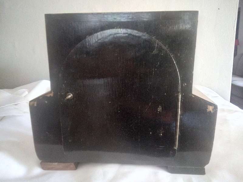 Vintage British Made Wooden Mantle Clock