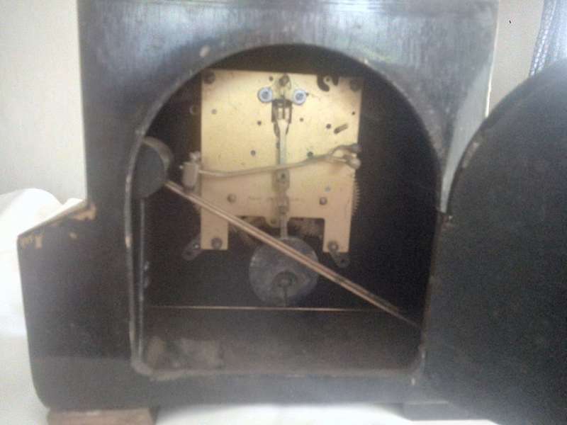 Vintage British Made Wooden Mantle Clock