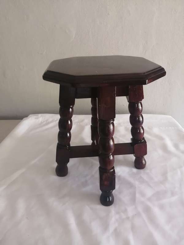 Hand Made Small Wooden Stool