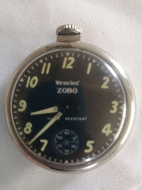Westclox ZOBO Shock Resistant Fob Watch