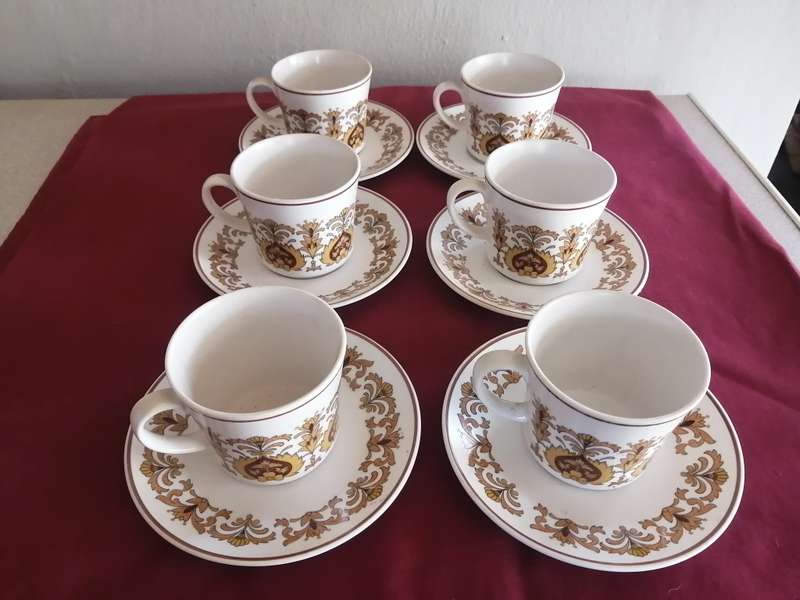 Vintage Noritake Progression China 9067 Coffee Cups