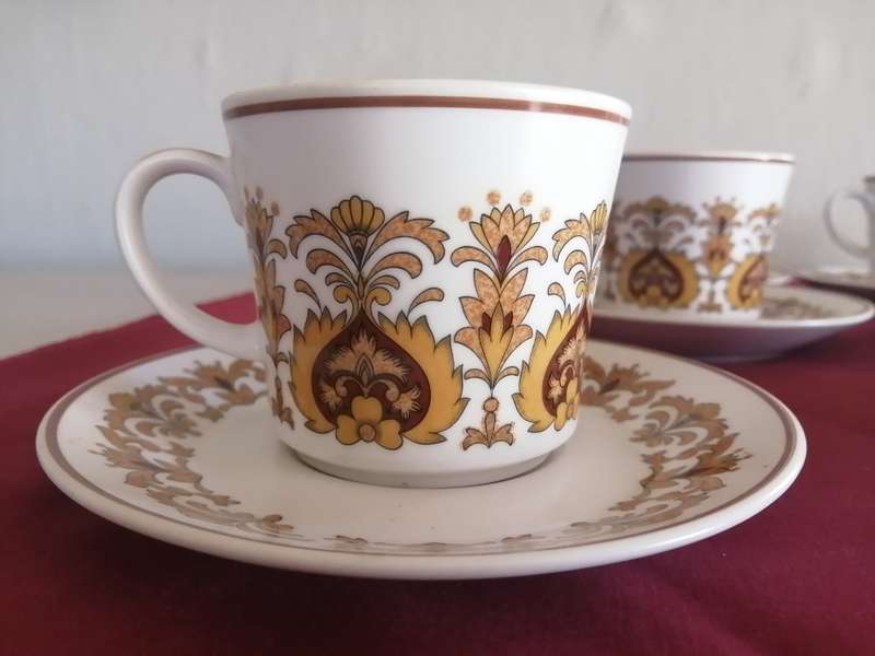 Vintage Noritake Progression China 9067 Coffee Cups