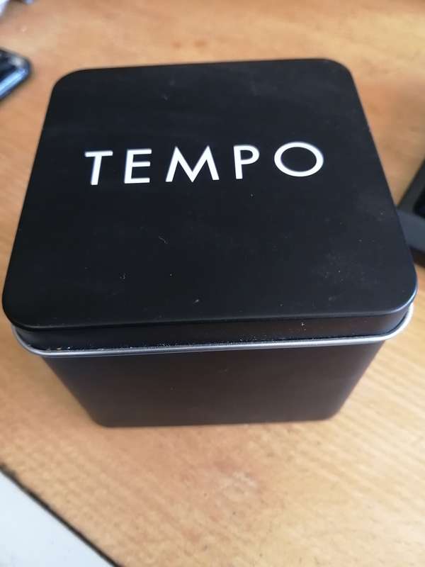 Tempo Stainless Steel Digital Watch