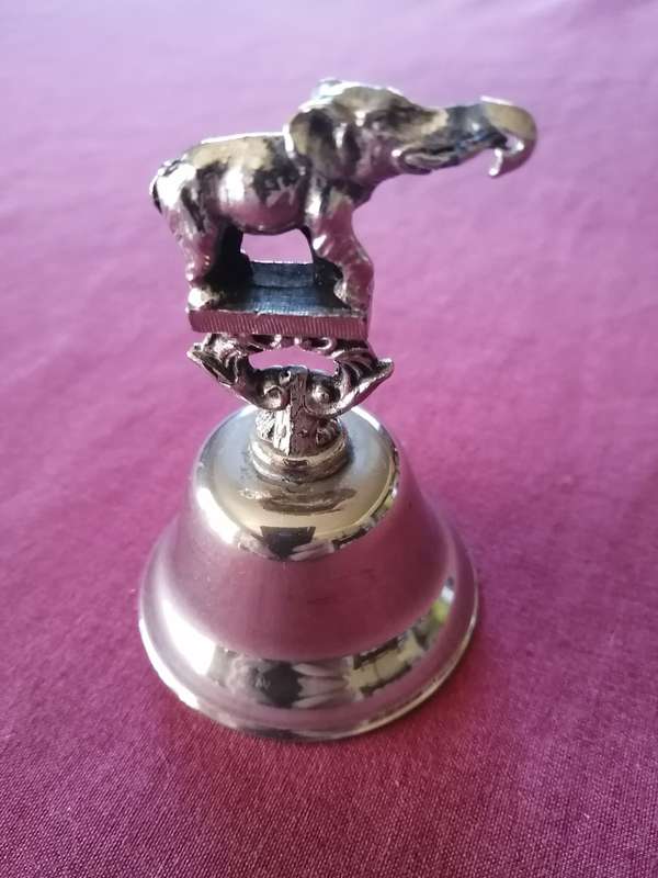 Small Polished Stainless Elelphant Bell