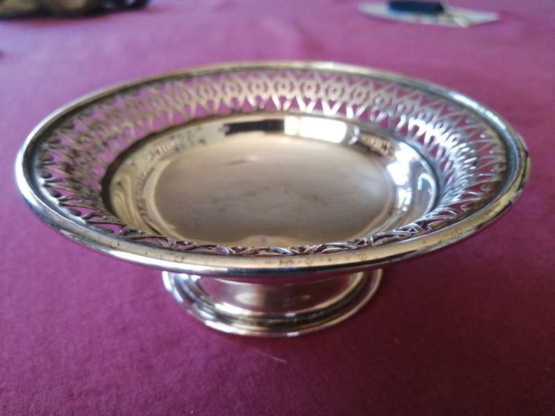 Antique Silver Plated Sweet Dish