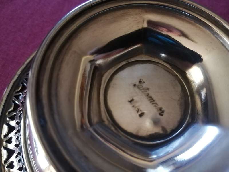 Antique Silver Plated Sweet Dish