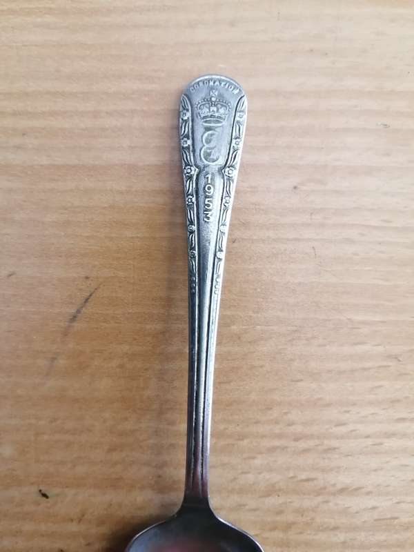 1953 Coronation of Queen Elizabeth Souvenir Spoon