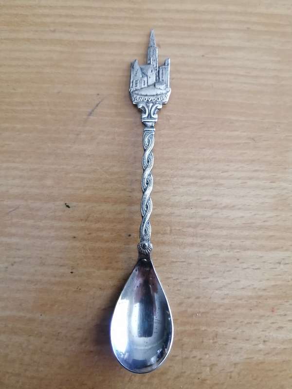 Silver Plated Zandvoort Souvenir Spoon