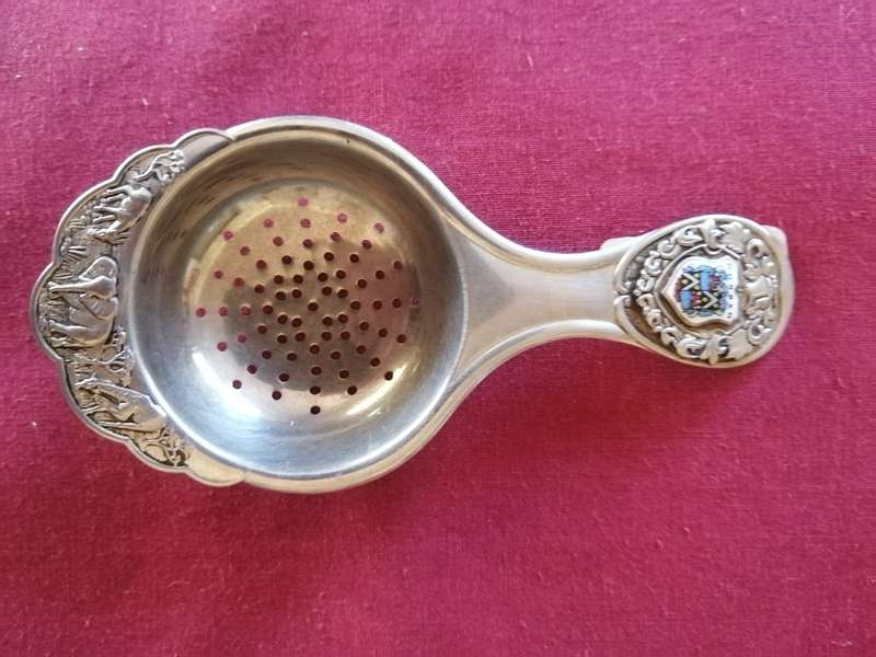 Vintage Stainless Steel "Durban" Tea Strainer