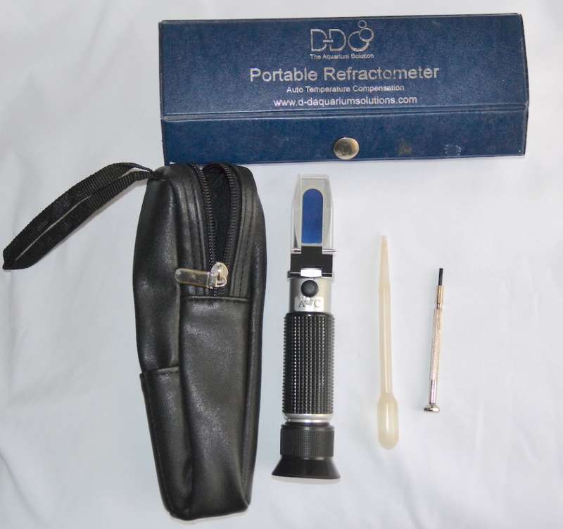 Refractometer Saltwater Salinity Automatic Temperature Compensation