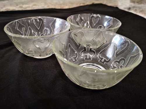 Card Dessert bowls - Bargain 120 available