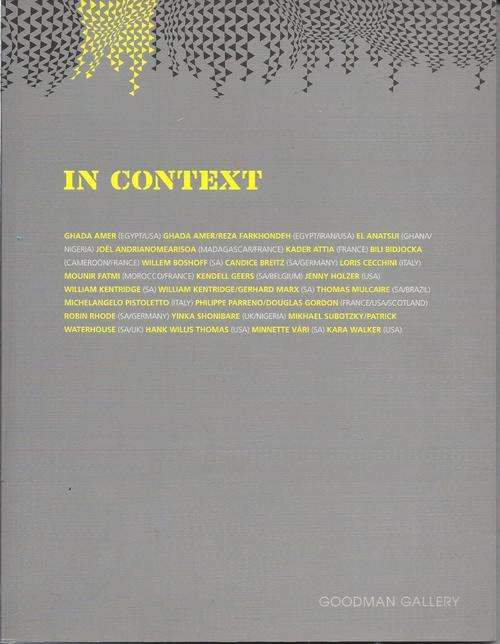 SA Art IN CONTEXT **GOODMAN GALLERY **